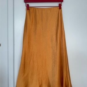 Elegant Orange Skirt
